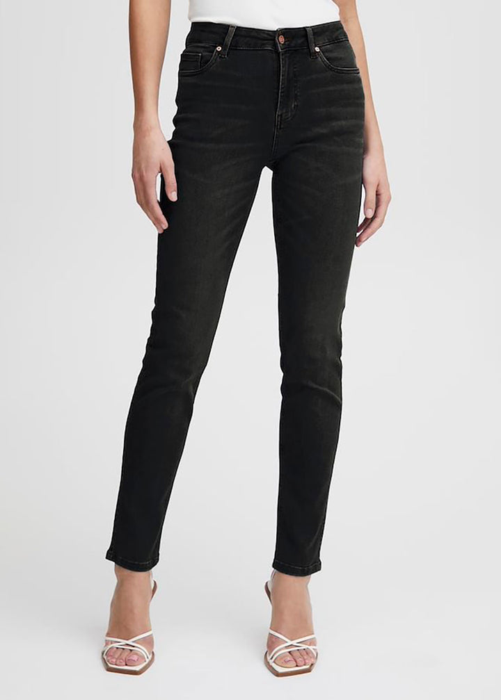 Emma Straight Leg Jeans -  Black