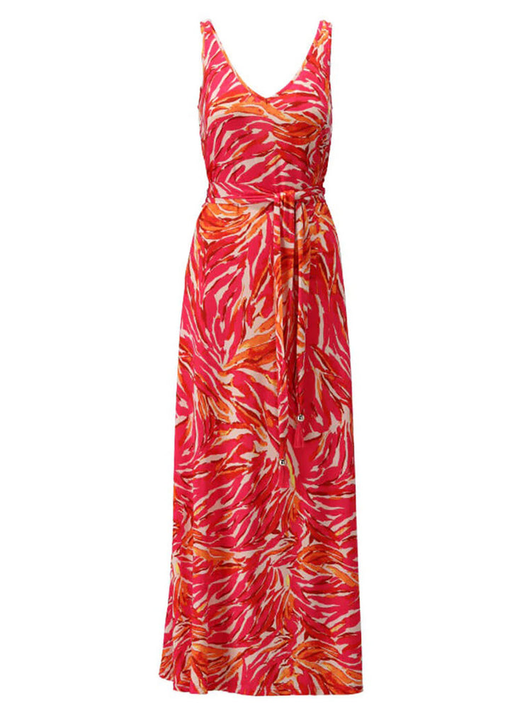 K-Design Tropical Print Maxi Dress