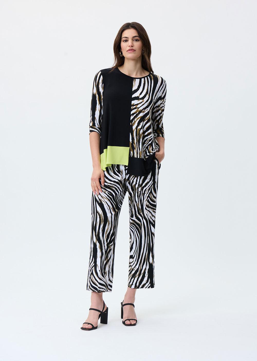 Joseph Ribkoff Animal Print Top - Justina Clothing