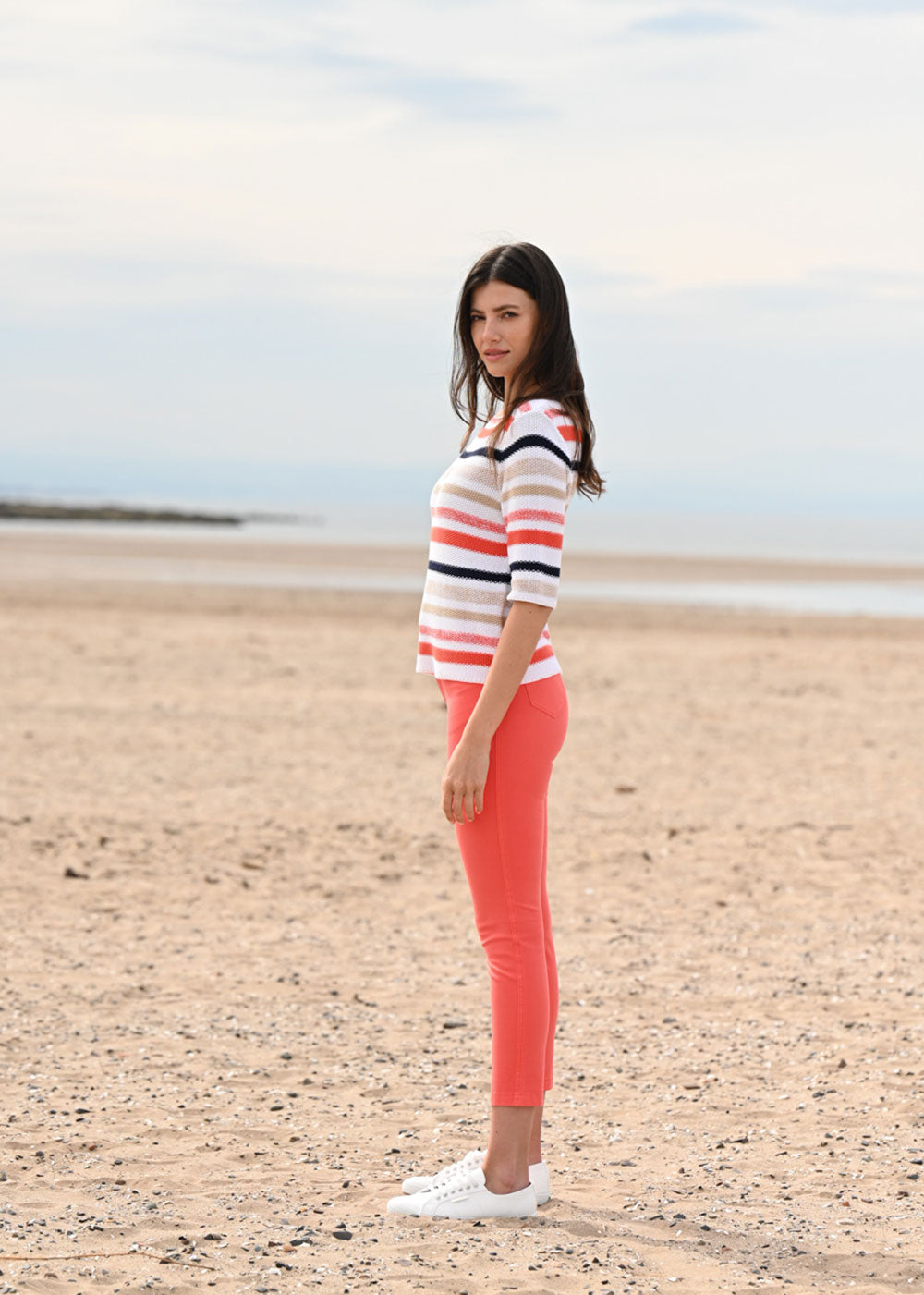 Marble Stripe Sweater