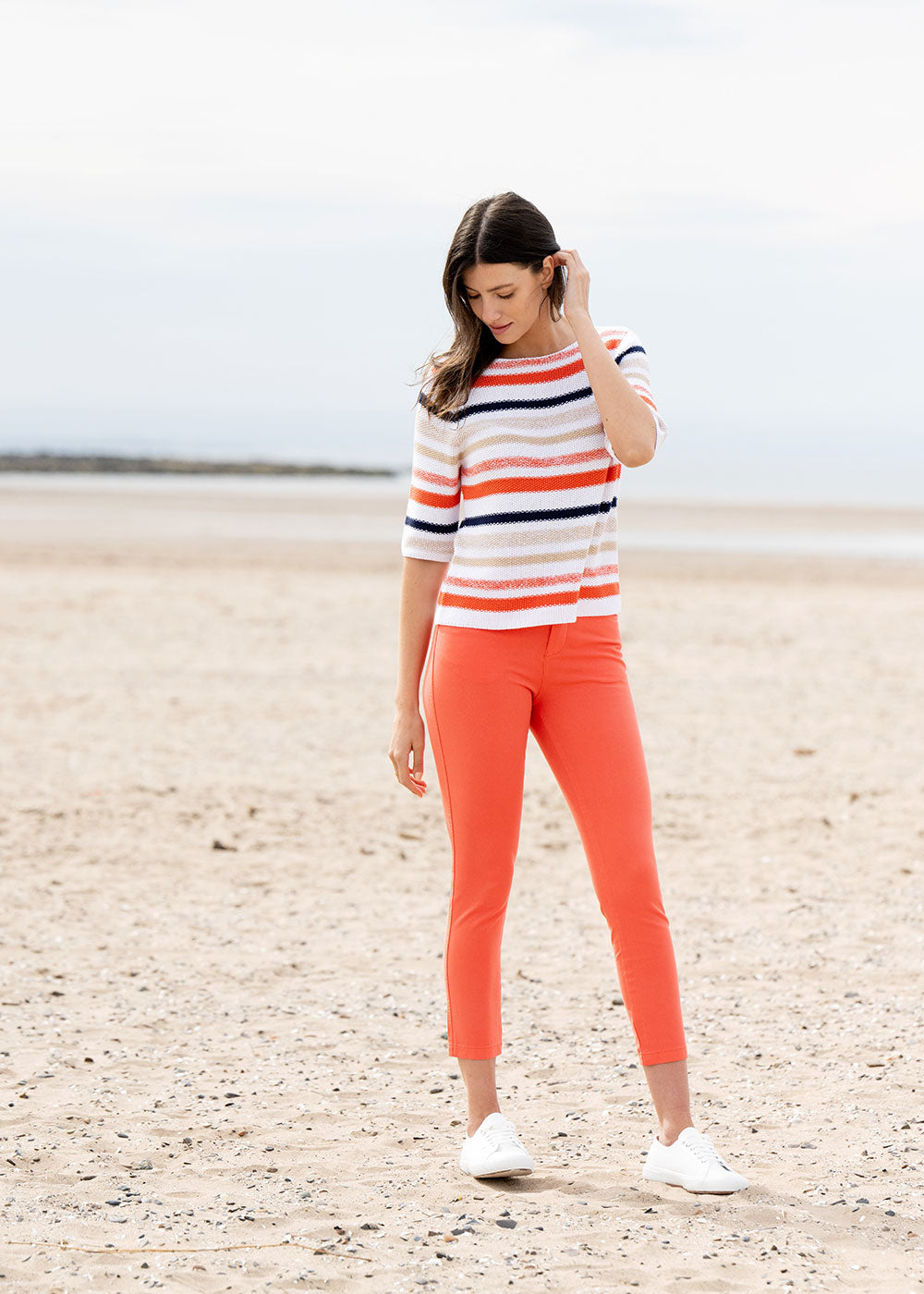 Marble Stripe Sweater